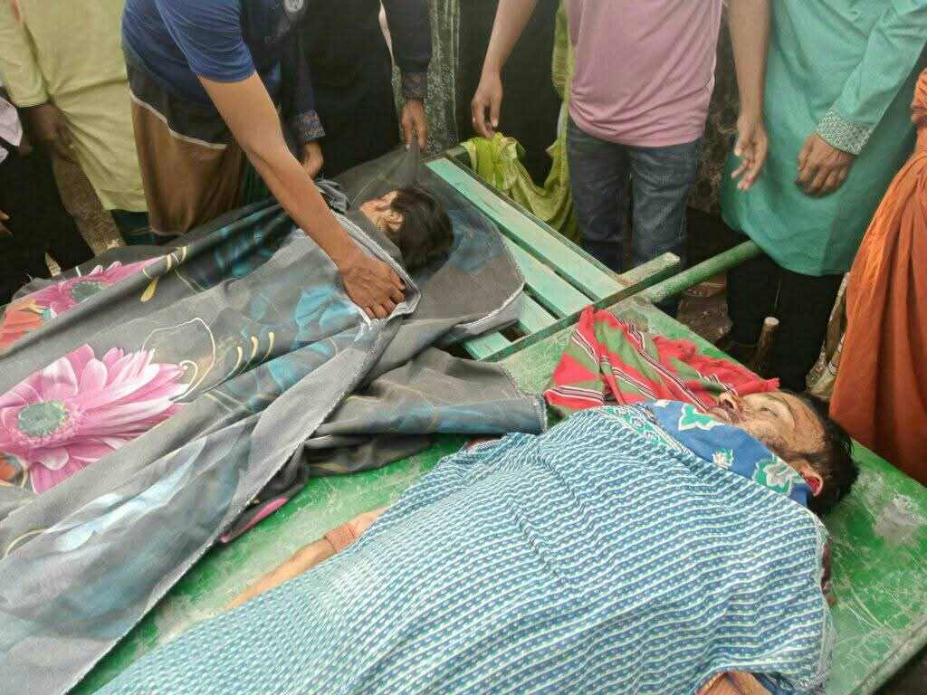 শেরপুরে বাস চাপায় মোটর সাইকেল আরোহী বাবা-মেয়ে নিহত