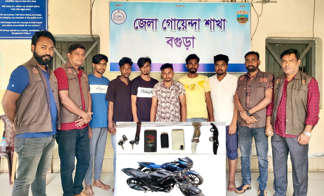 বগুড়ায় সাংবাদিকের ওপর হামলাকারী নিষিদ্ধ ছাত্রলীগের ৬ ক্যাডার গ্রেফতার