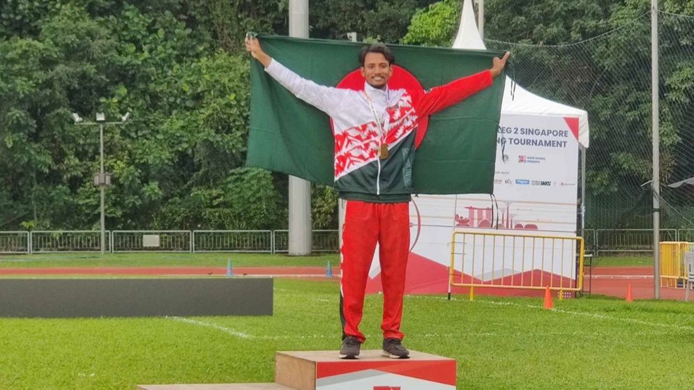 এশিয়ান কাপ আরচারিতে বাংলাদেশের আলিফের সোনা জয়