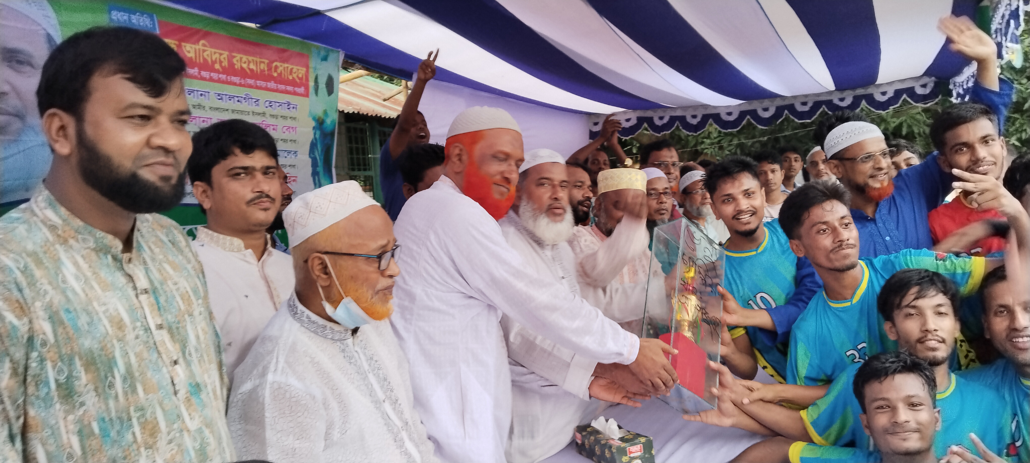 আবিদুর রহমান সোহেল ফুটবল  টুর্ণামেন্টের  চূড়ান্ত পর্বে ১৬নং ওয়ার্ড