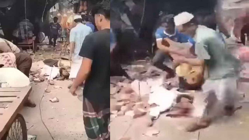 ভূমিকম্পে ঢাকার বংশালে দেয়াল ধসে নিহত ৩