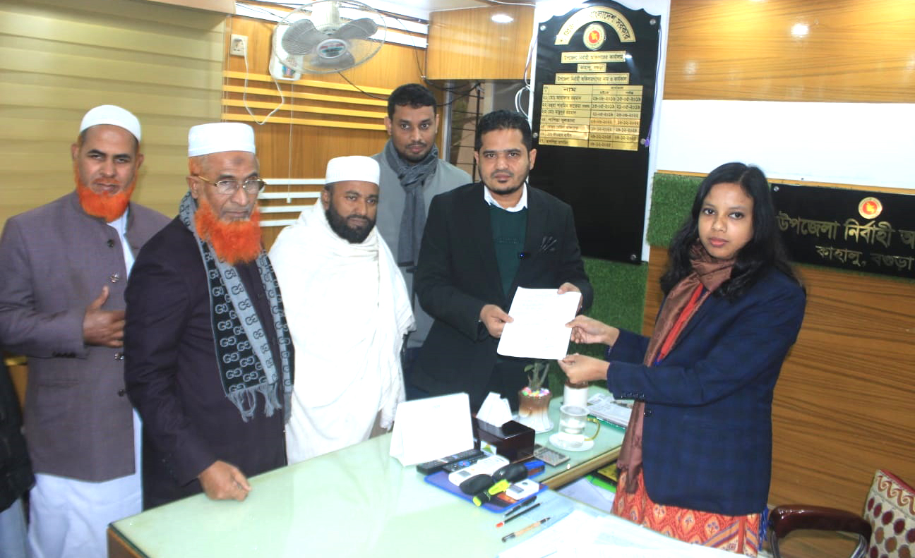 বগুড়া-৪ আসনে জামায়াত প্রার্থী ড. মোস্তফা  ফয়সাল পারভেজের মনোনয়পত্র দাখিল