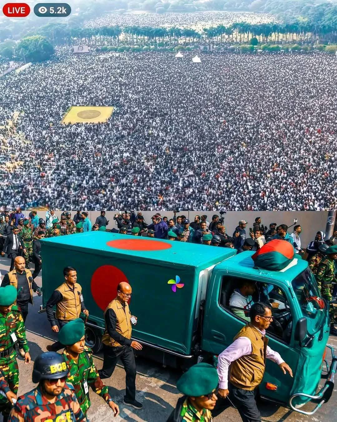 লাখ লাখ মানুষের অংশগ্রহণে খালেদা জিয়ার জানাজা সম্পন্ন