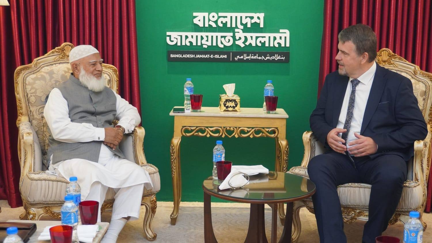 জামায়াতের আমিরের সঙ্গে ইইউ নির্বাচন মিশন প্রধানের সাক্ষাৎ