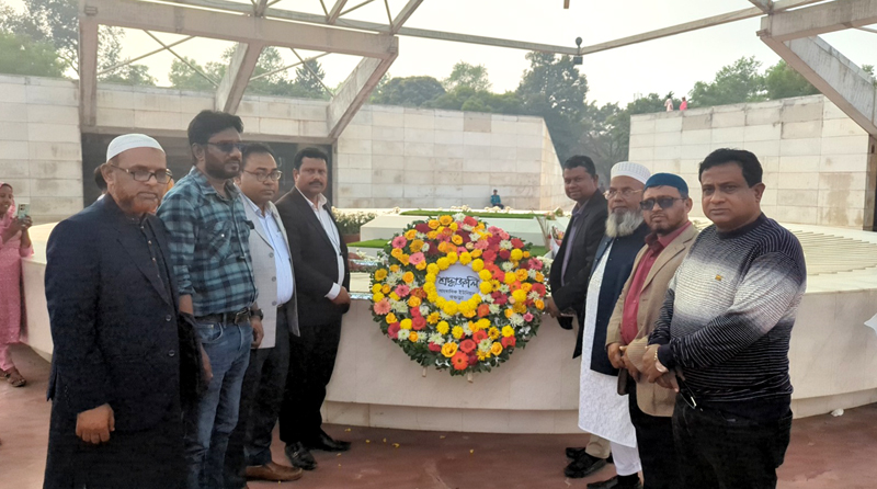 শহীদ জিয়া ও খালেদা জিয়ার প্রতি সাংবাদিক ইউনিয়ন বগুড়া’র শ্রদ্ধা নিবেদন