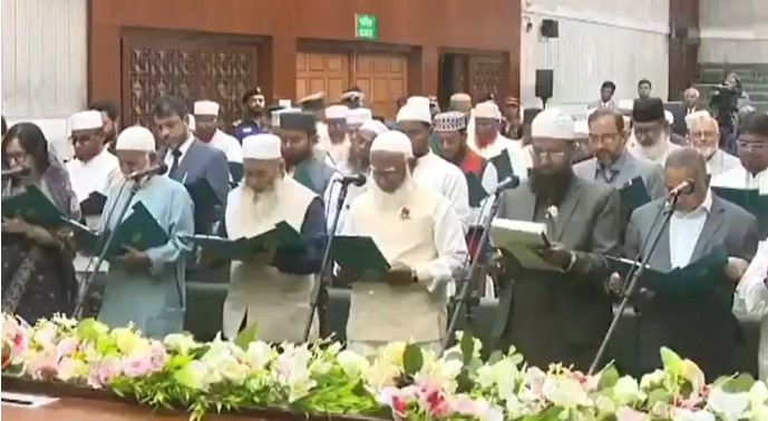 দু’টি শপথই নিলেন জামায়াতের এমপিরা