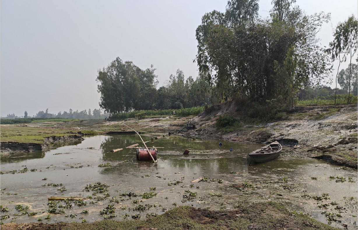 সুন্দরগঞ্জে বন্ধ হয়নি বালু উত্তোলন