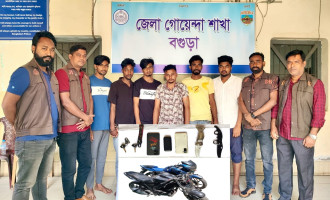 বগুড়ায় সাংবাদিকের ওপর হামলাকারী নিষিদ্ধ ছাত্রলীগের ৬ ক্যাডার গ্রেফতার