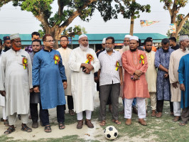 লাহিড়ীপাড়ায় যুব জামায়াতের উদ্যোগে আন্ত: ইউনিয়ন ফুটবল খেলা অনুষ্ঠিত