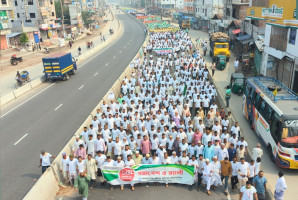 শাজাহানপুরে শ্রমিক কল্যান ফেডারেশনের শ্রমিক দিবস পালন