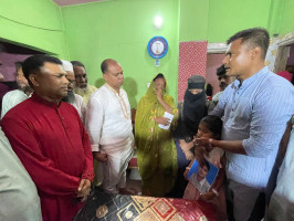 বগুড়ায় ঈদের দিন শহীদ পরিবারের পাশে ‘আমরা বিএনপি পরিবার’